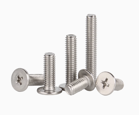 Cross flat head screw