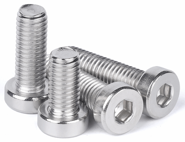 Cup head hexagonal screw, stainless steel