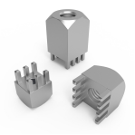 high current terminal, wurth part BUTR, brass tin plated